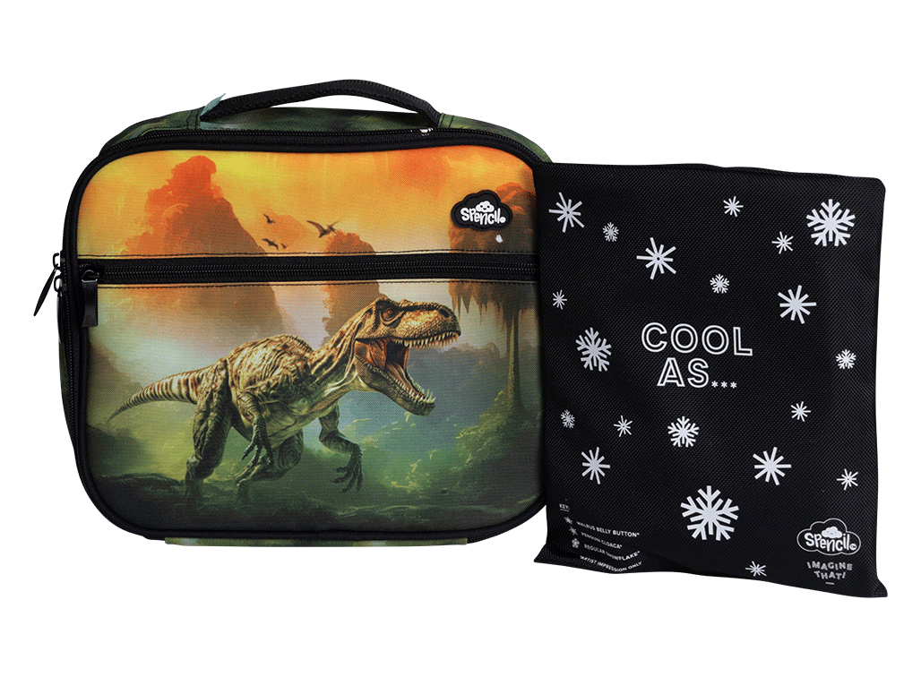 Big Cooler Lunch Bag + Chill Pack - Jurassic Kingdom