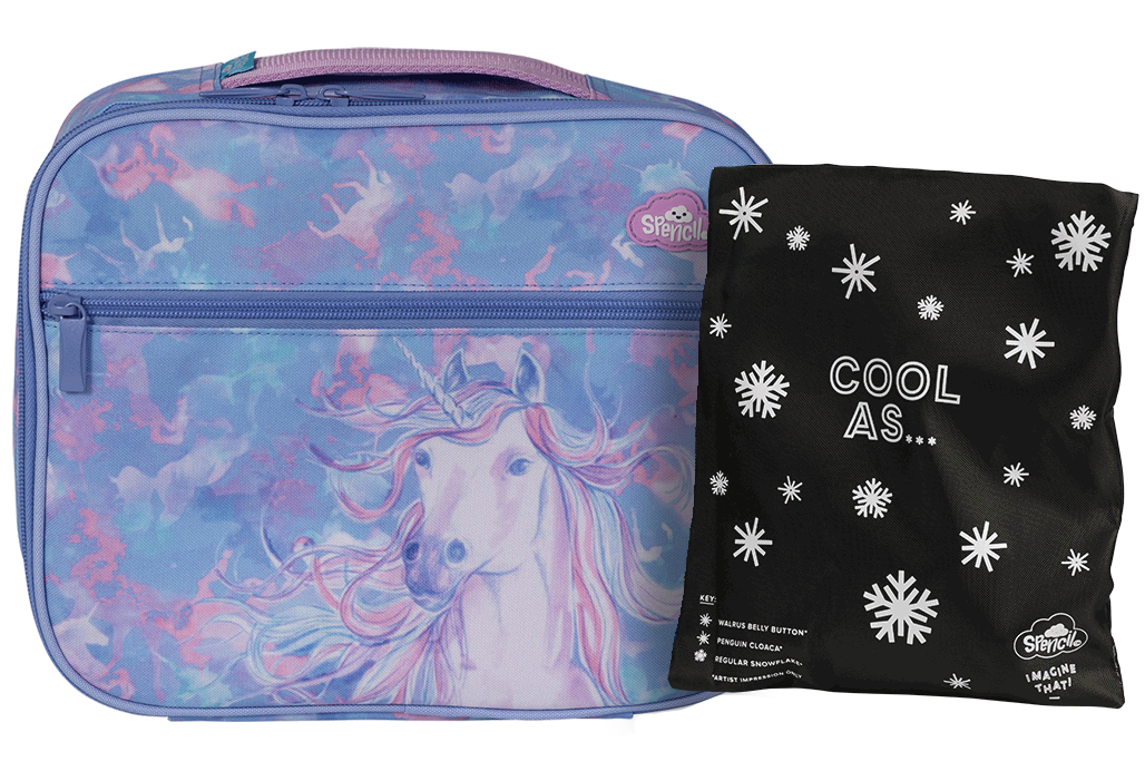 Big Cooler Lunch Bag + Chill Pack - Unicorn Magic