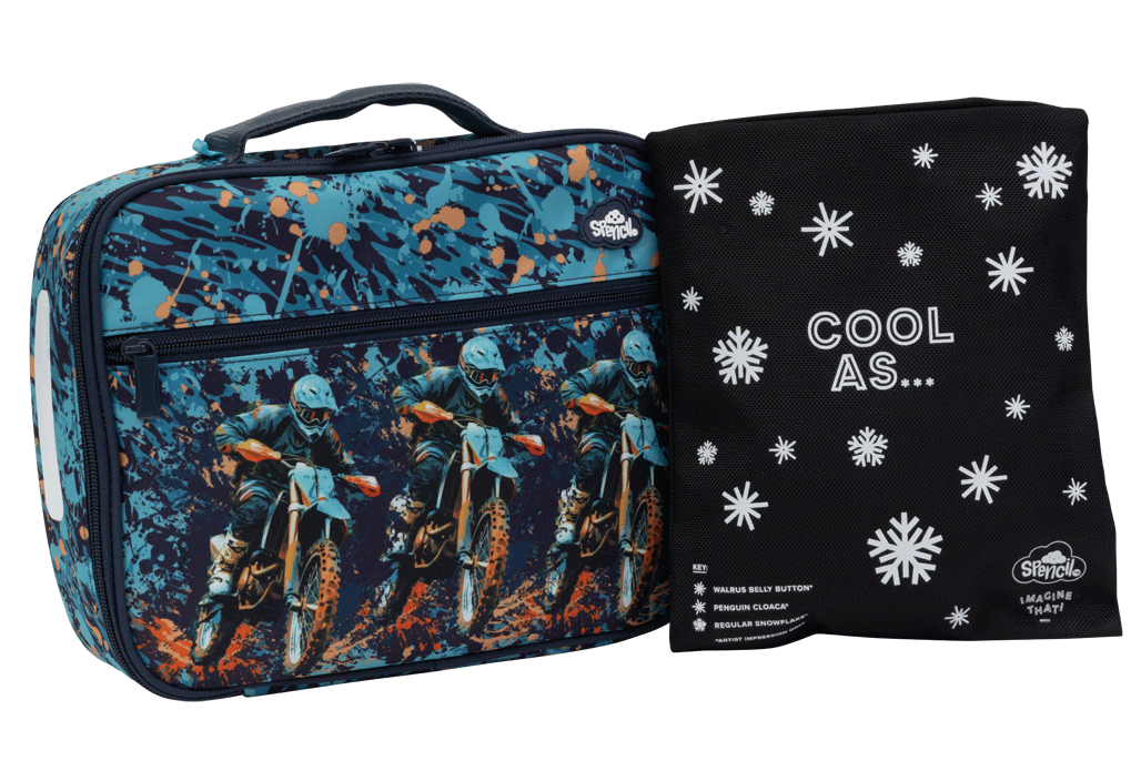 Big Cooler Lunch Bag + Chill Pack - Moto Camo Trax