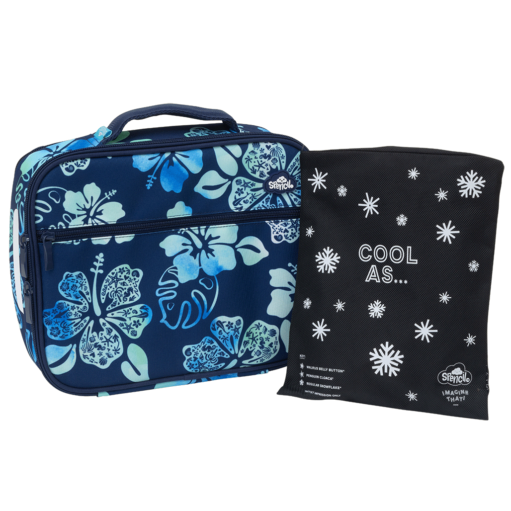 Big Cooler Lunch Bag + Chill Pack - Midnight Hibiscus