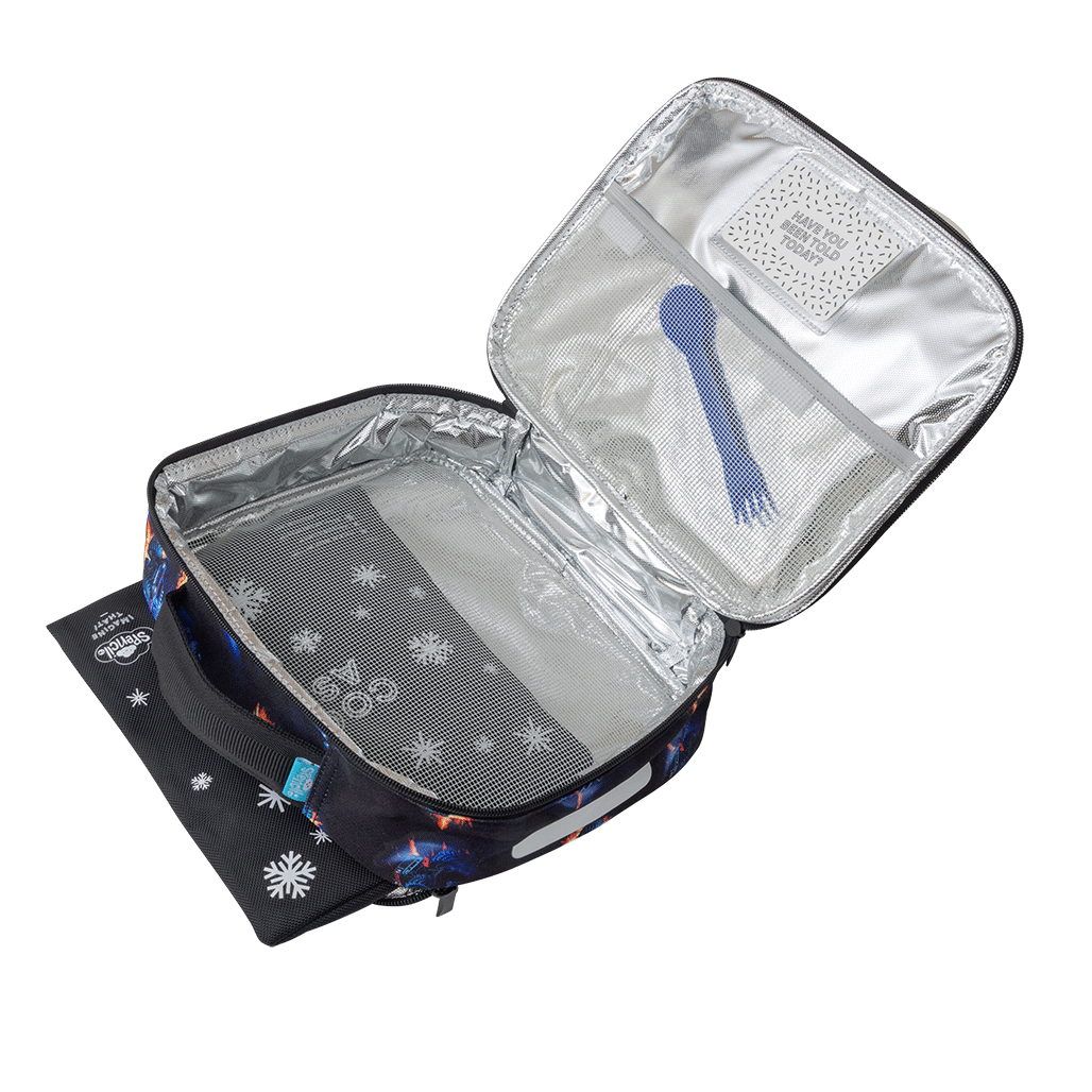 Big Cooler Lunch Bag + Chill Pack - Monster Blaze