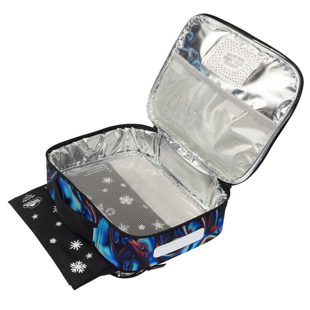 Big Cooler Lunch Bag + Chill Pack - Metallic Waves