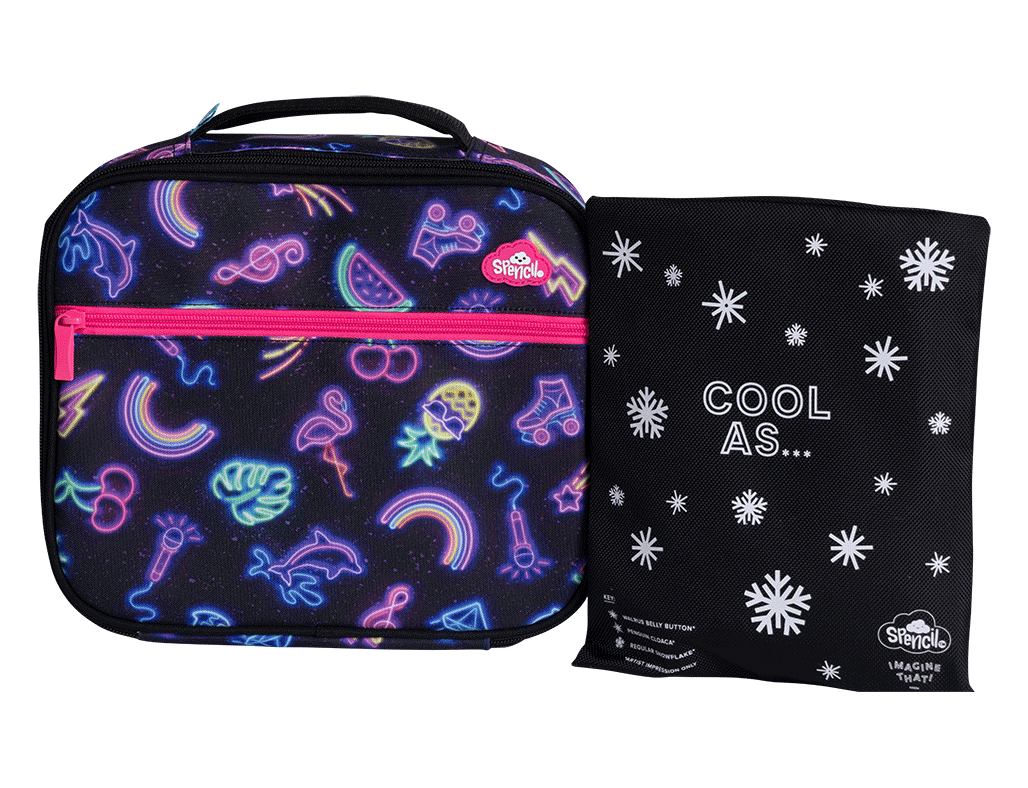 Big Cooler Lunch Bag + Chill Pack - Neon Party