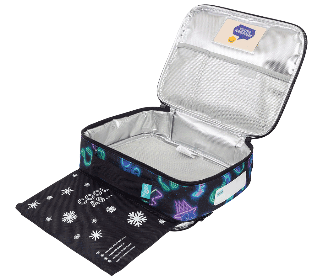 Big Cooler Lunch Bag + Chill Pack - Neon Life