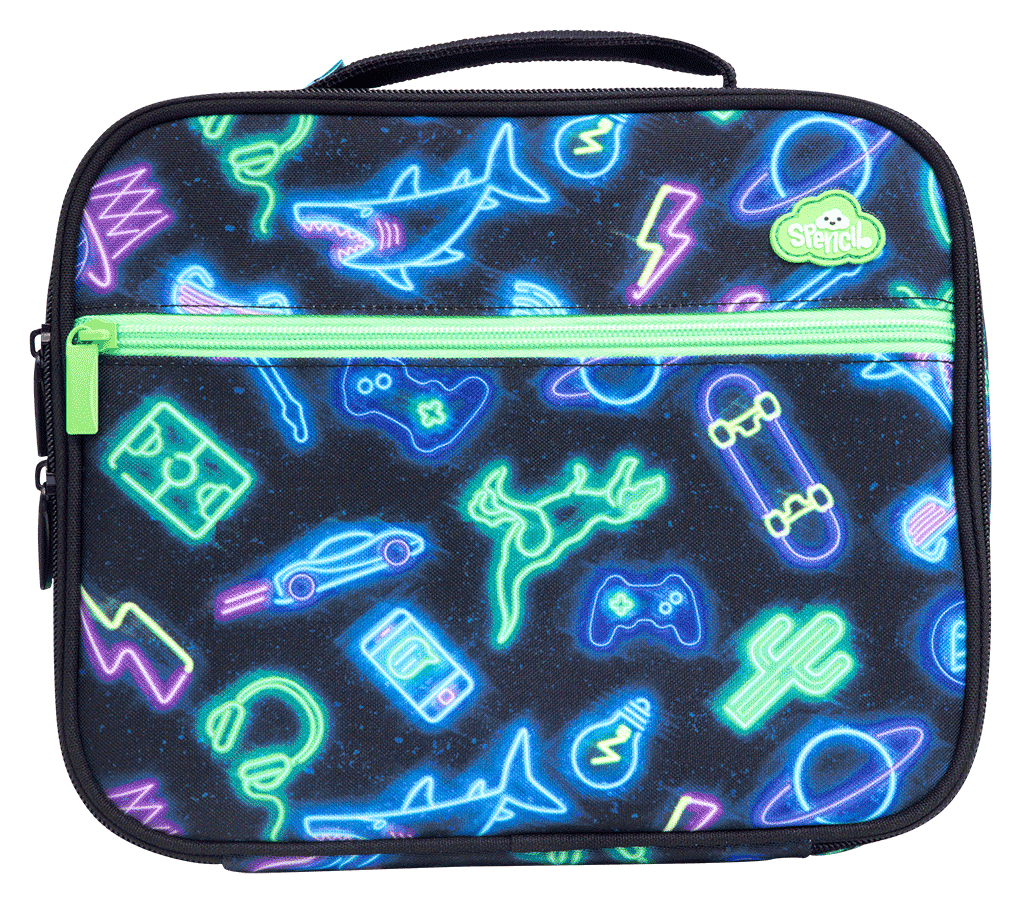 Big Cooler Lunch Bag - Neon Life