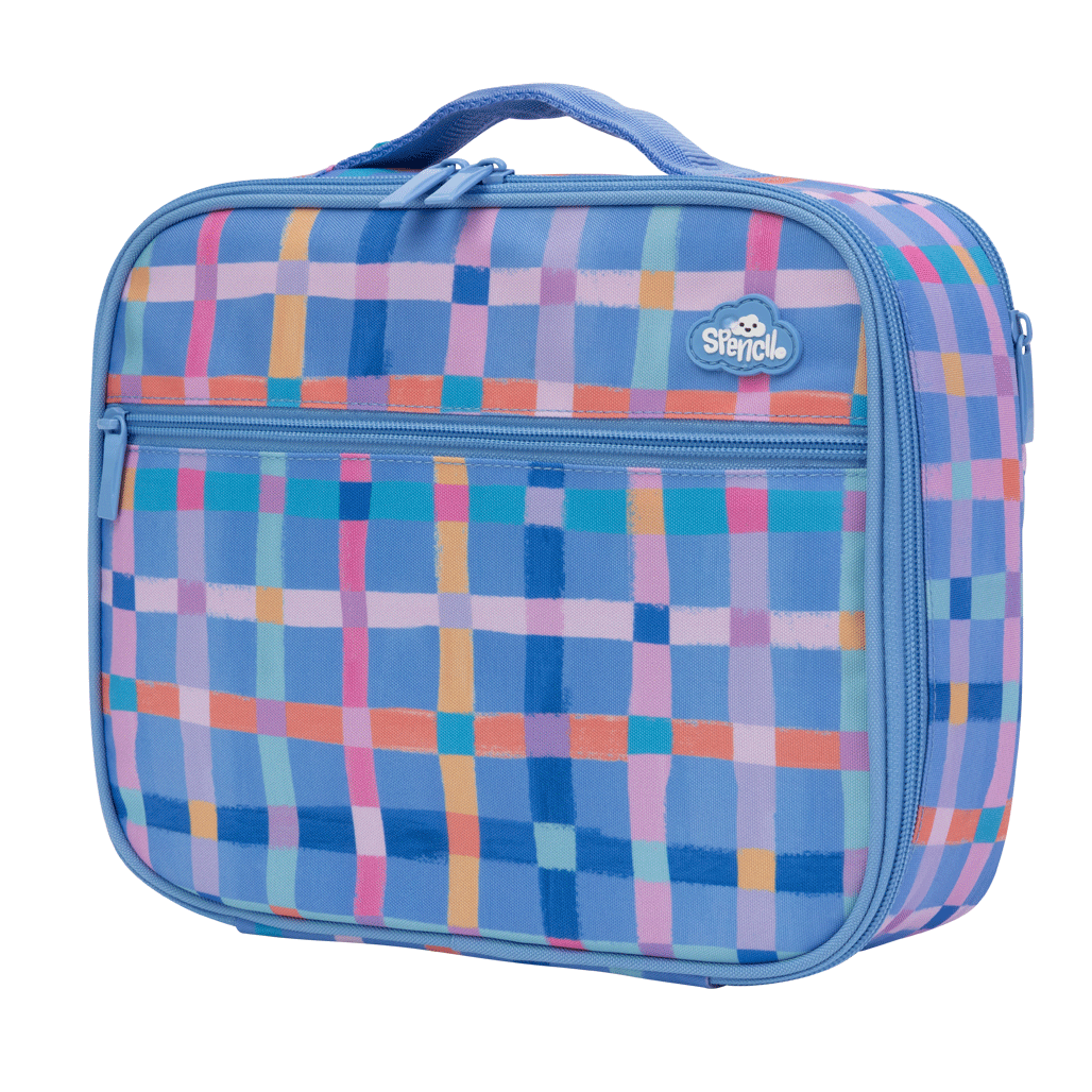 Big Cooler Lunch Bag - Pastel Plaid