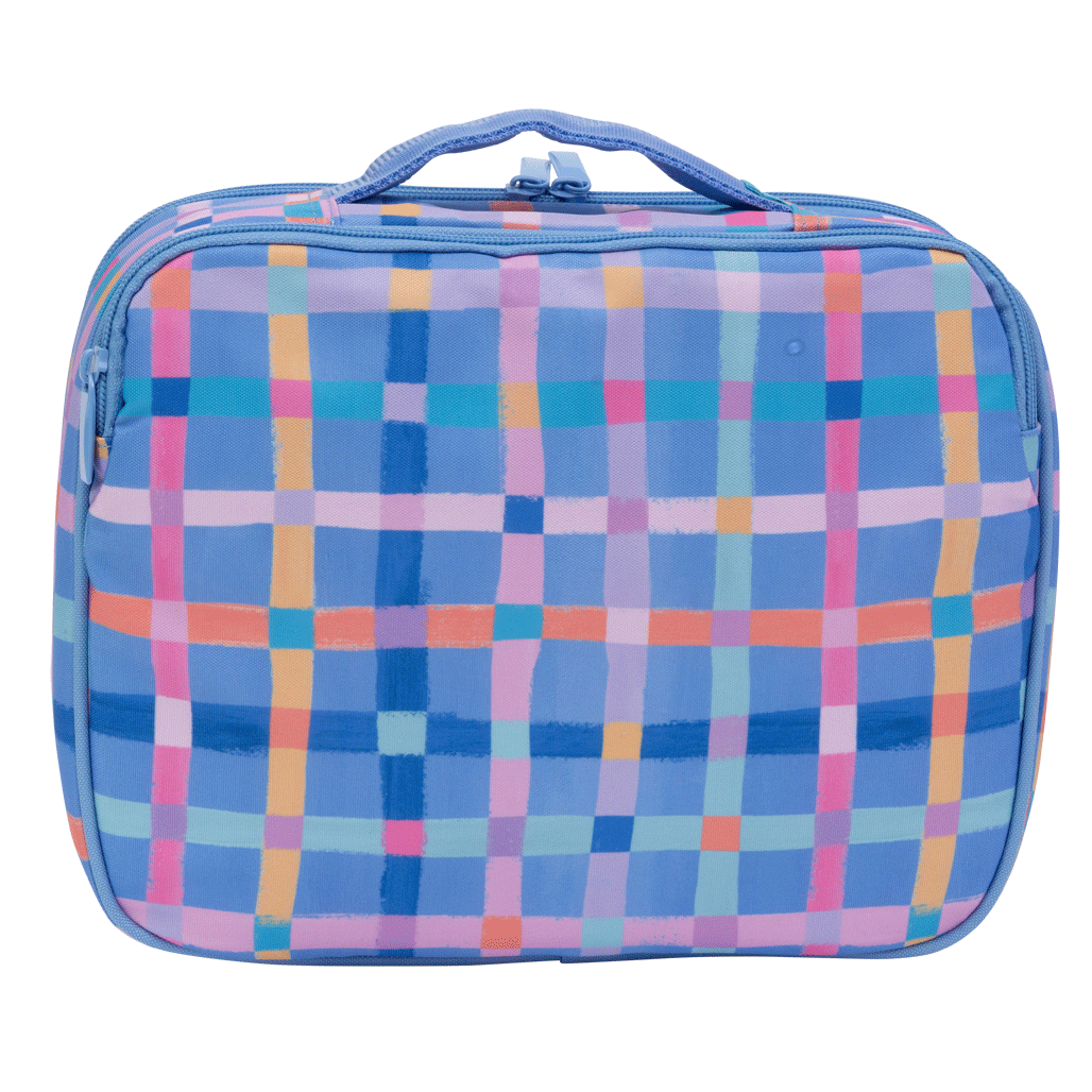Big Cooler Lunch Bag - Pastel Plaid
