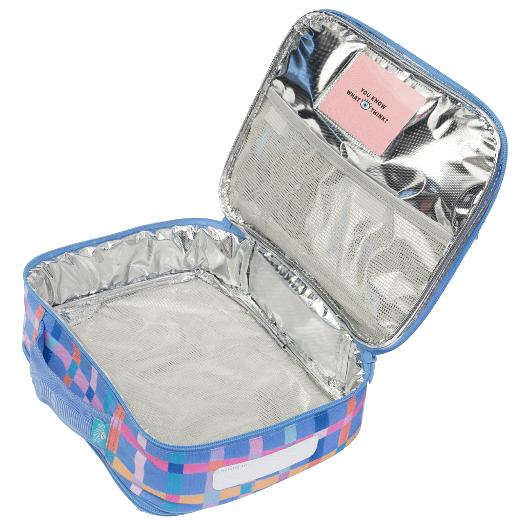 Big Cooler Lunch Bag - Pastel Plaid