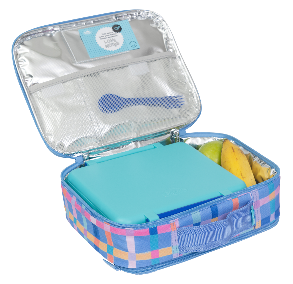 Big Cooler Lunch Bag - Pastel Plaid