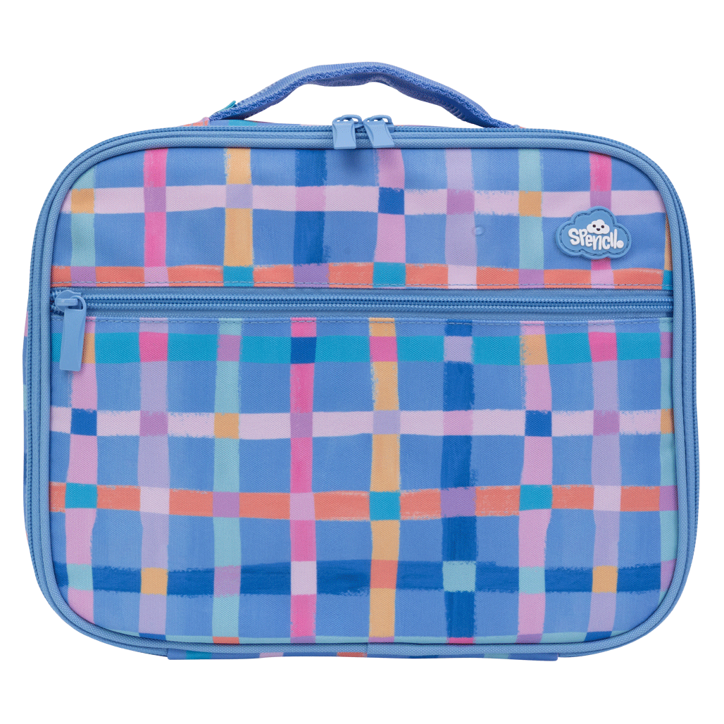 Big Cooler Lunch Bag - Pastel Plaid