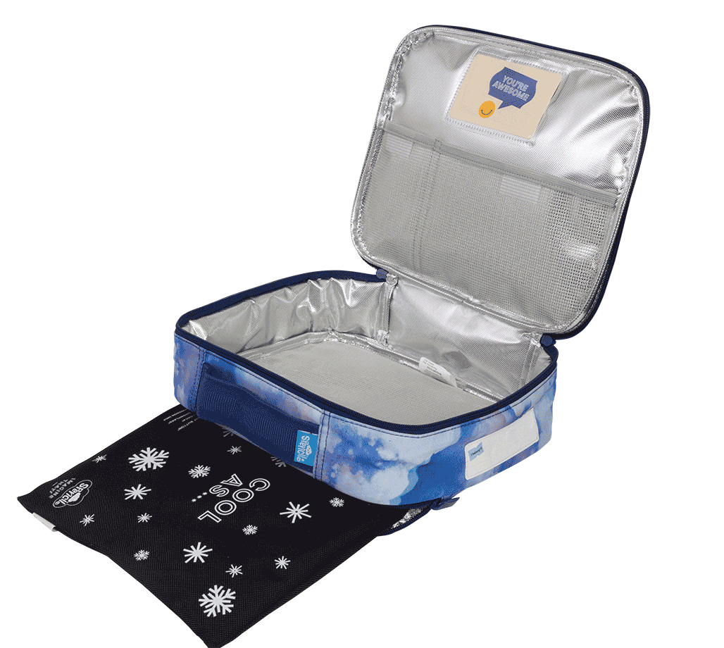 Big Cooler Lunch Bag + Chill Pack - Sky Dancer