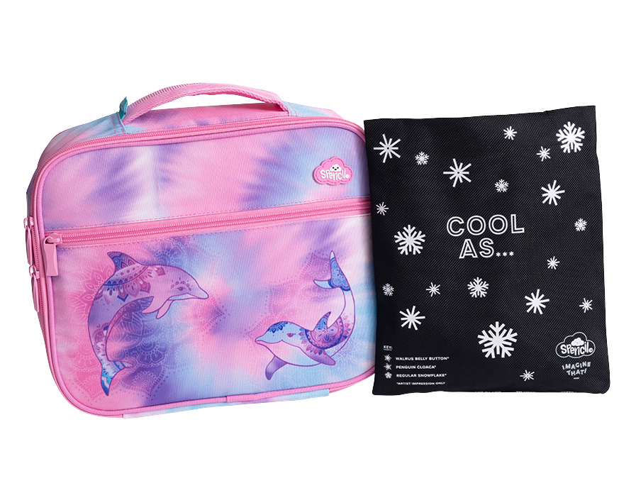 Big Cooler Lunch Bag + Chill Pack - Tie Dye Splash