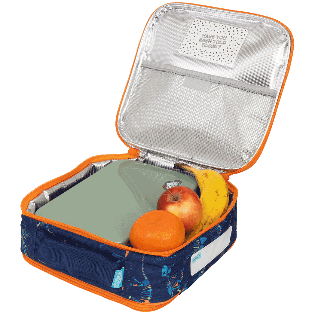 Little Cooler Lunch Bag + Chill Pack - Dino Bones