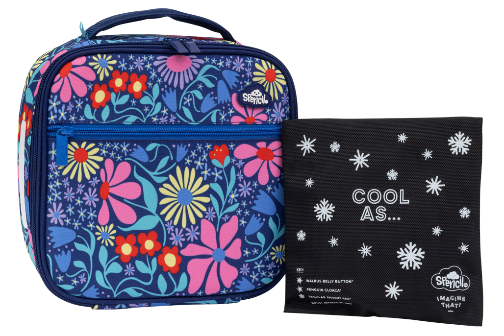 Little Cooler Lunch Bag + Chill Pack - Flower Fun