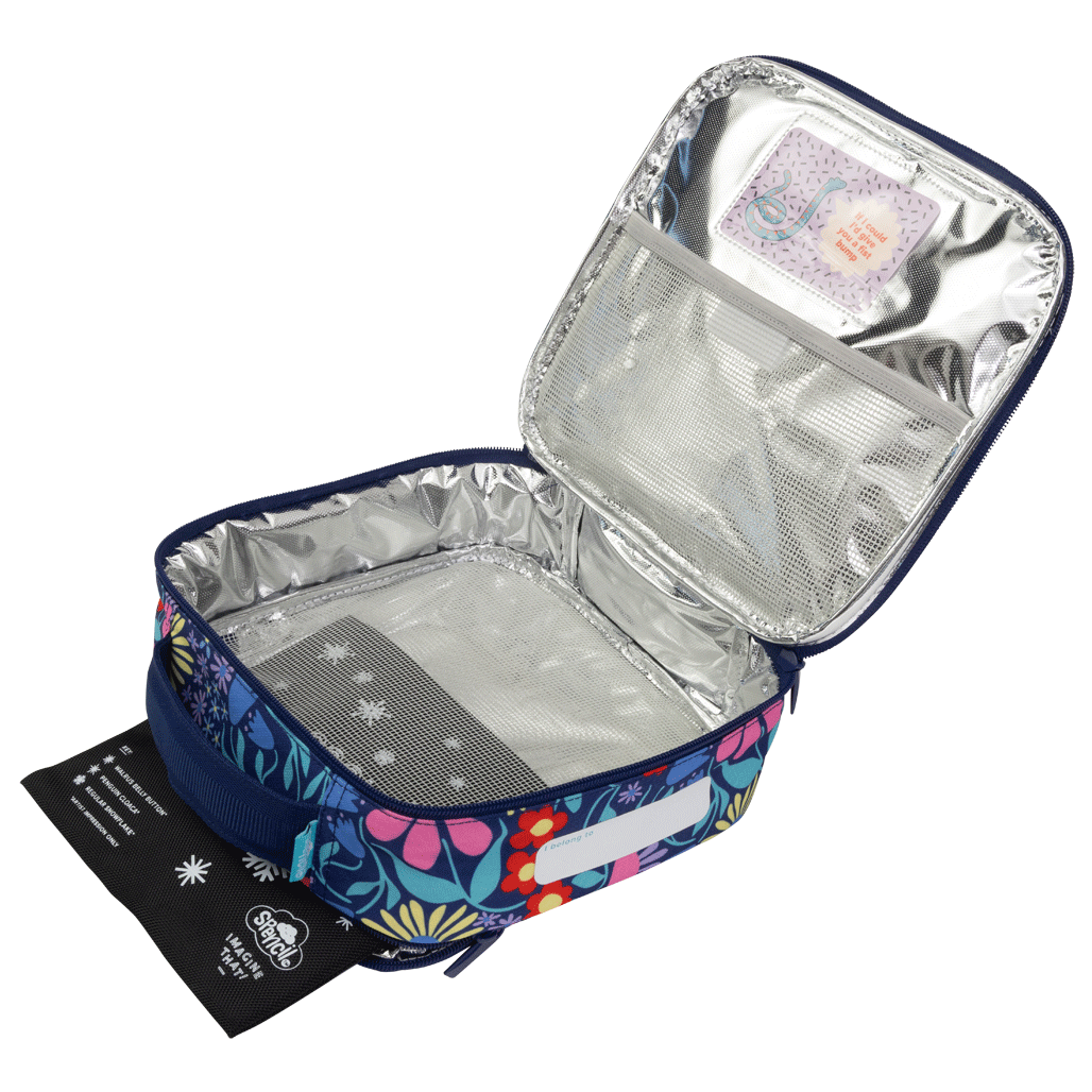 Little Cooler Lunch Bag + Chill Pack - Flower Fun