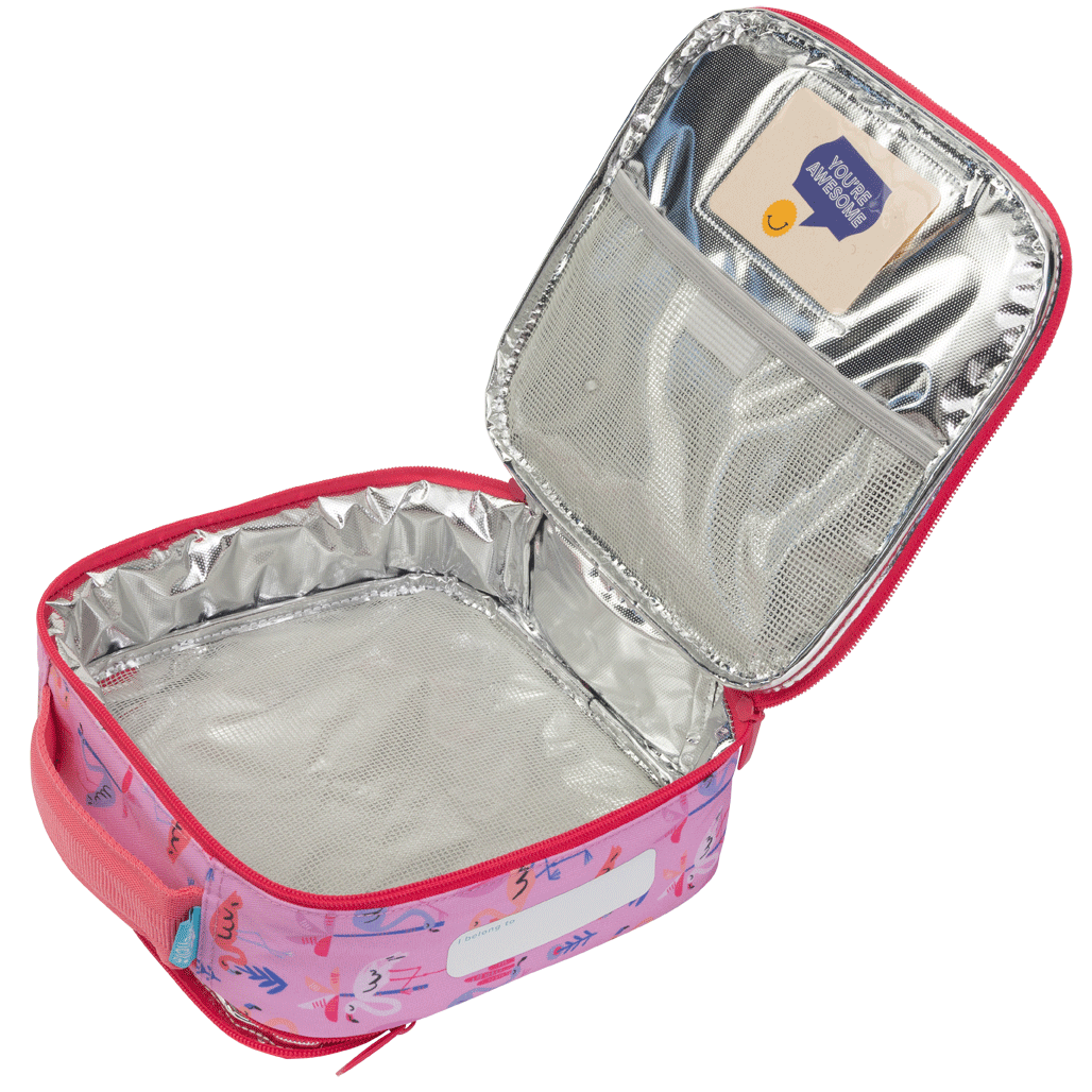 Little Cooler Lunch Bag - Flamingo Splash
