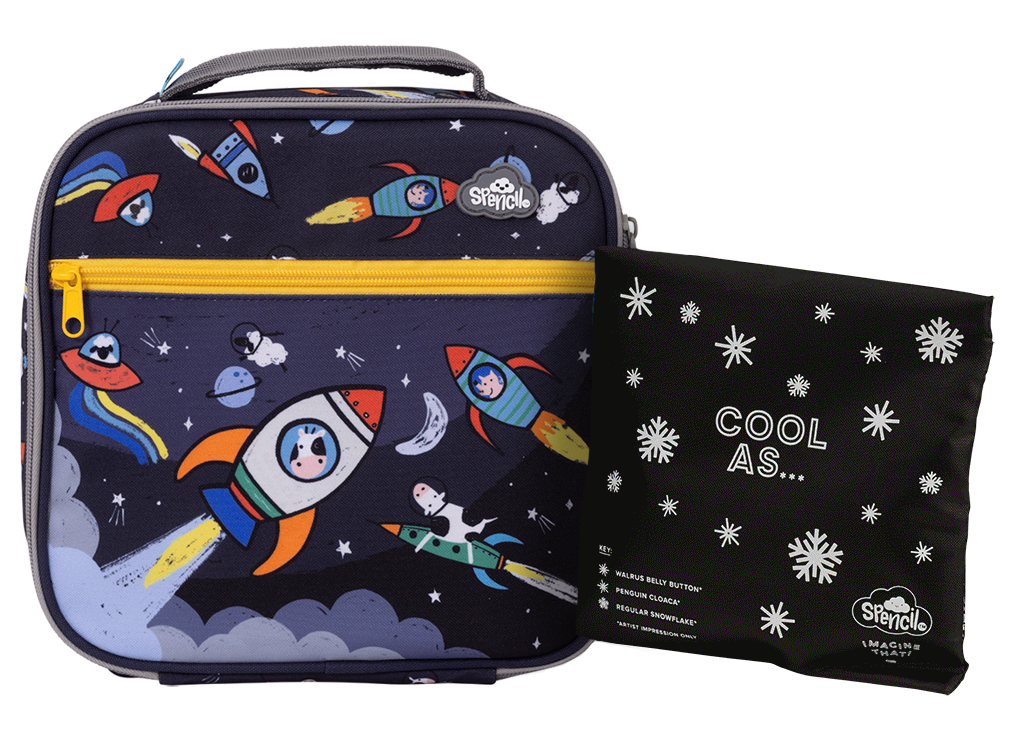 Little Cooler Lunch Bag + Chill Pack - Over The MOOOn