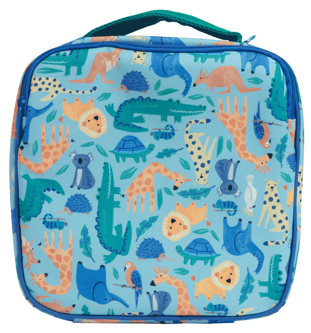 Little Cooler Lunch Bag + Chill Pack - Safari Puzzle