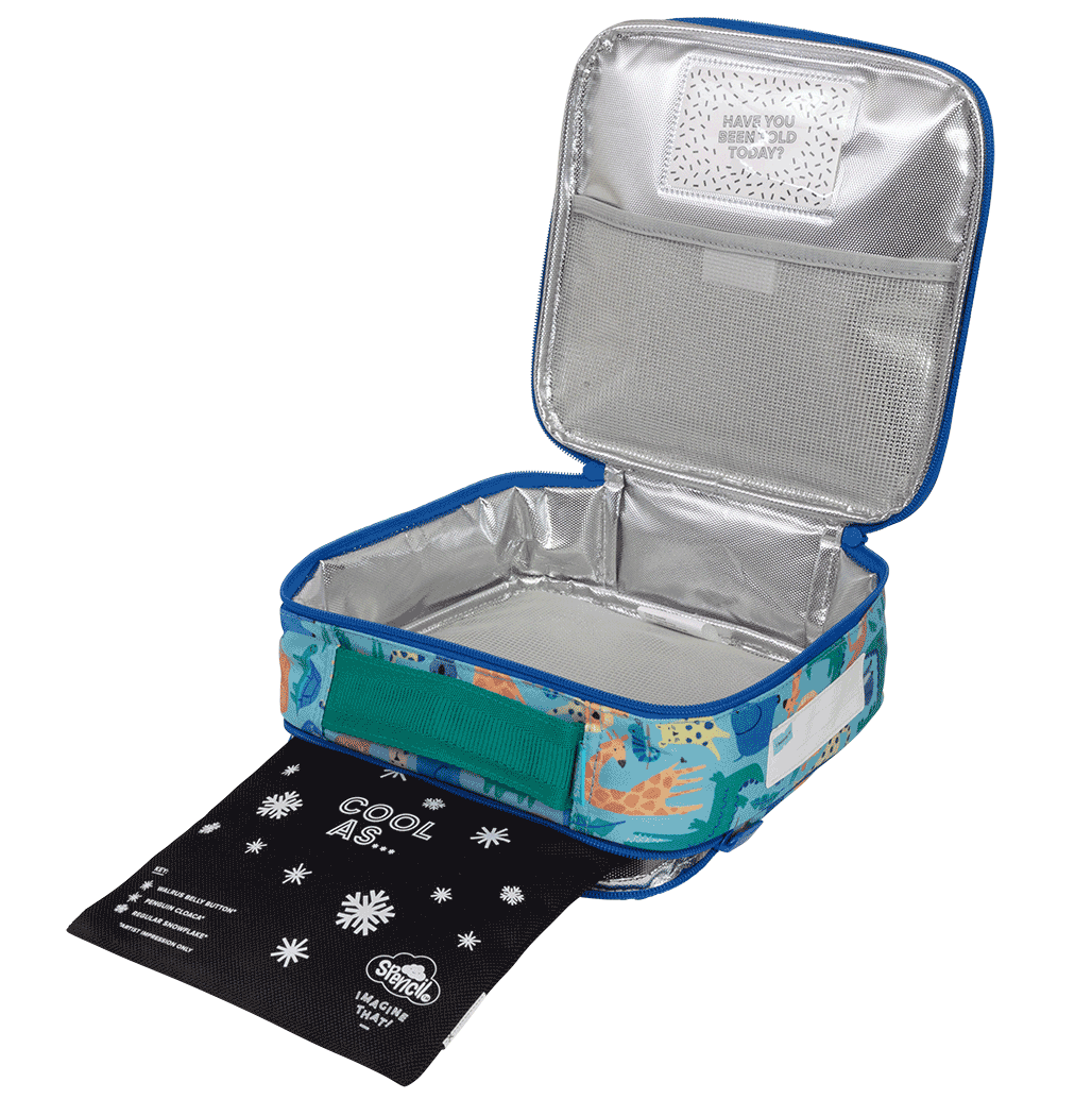 Little Cooler Lunch Bag + Chill Pack - Safari Puzzle