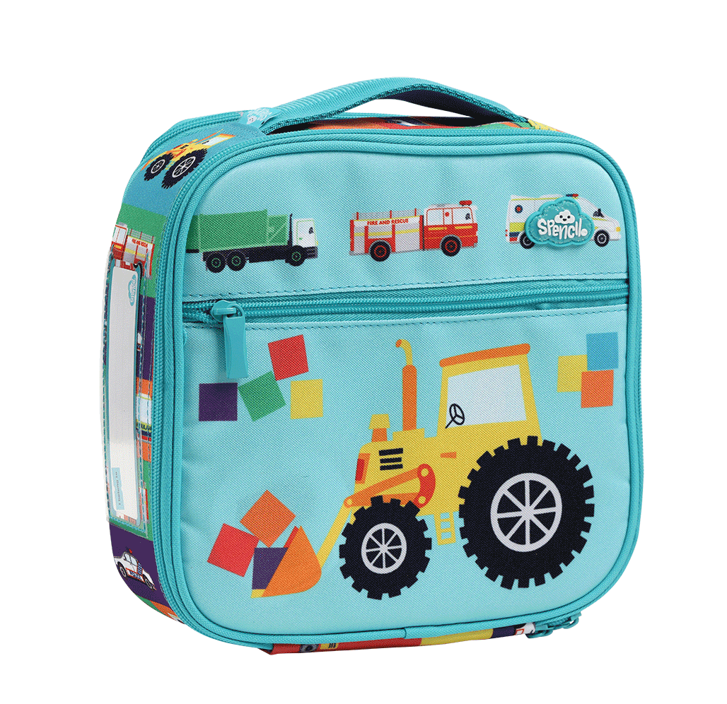 Little Cooler Lunch Bag - Transport Town
