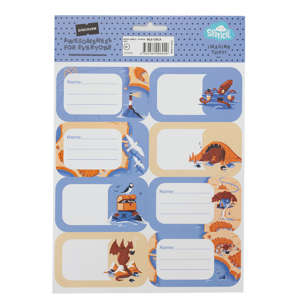 Book Labels - Book an Adventure