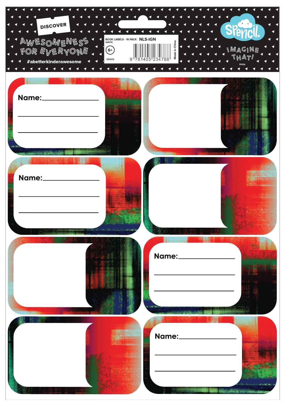 Book Labels - Ignite