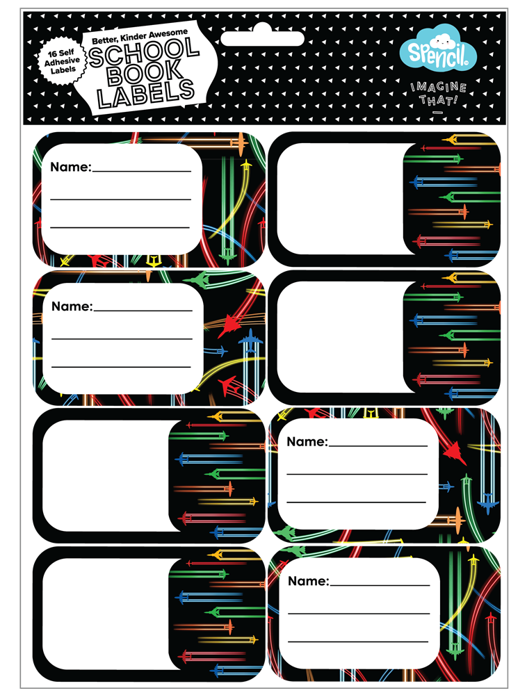 Book Labels - Jet Planes