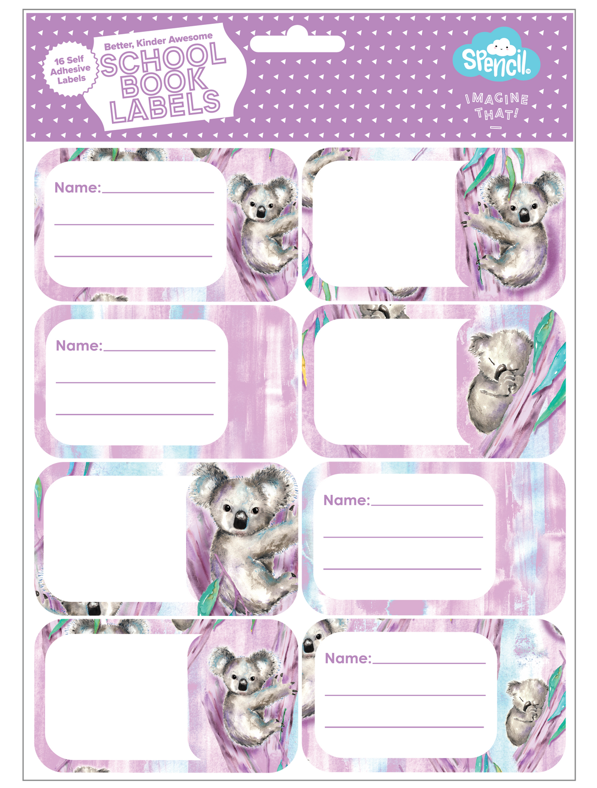 Book Labels - Koala Haven