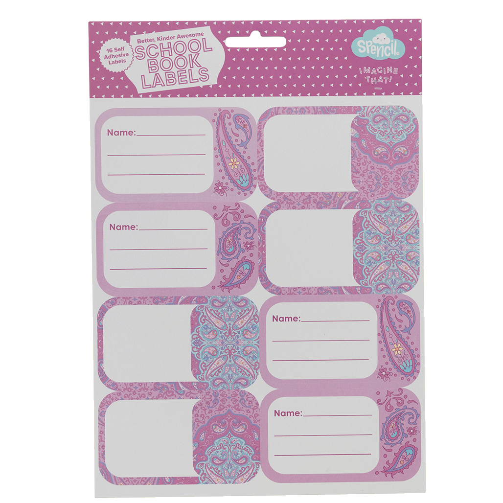 Book Labels - Paisley Daze