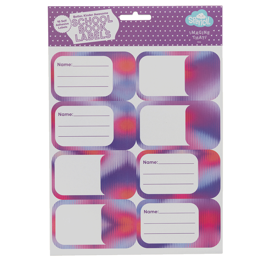 Book Labels - Prism Pop