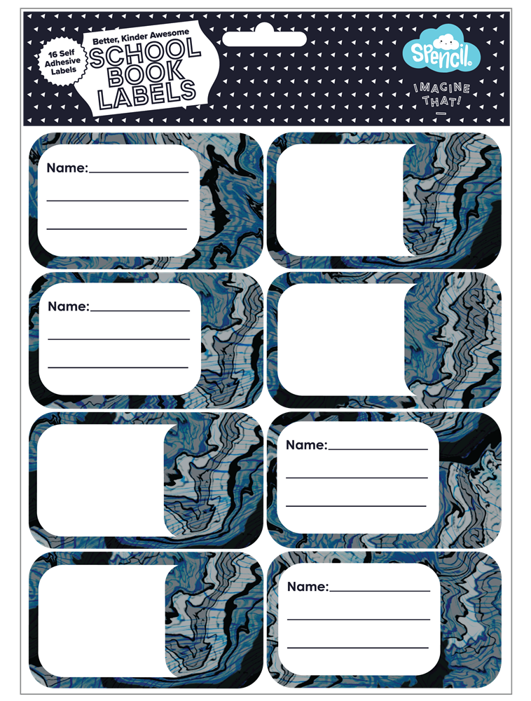 Book Labels - Ripple Effect