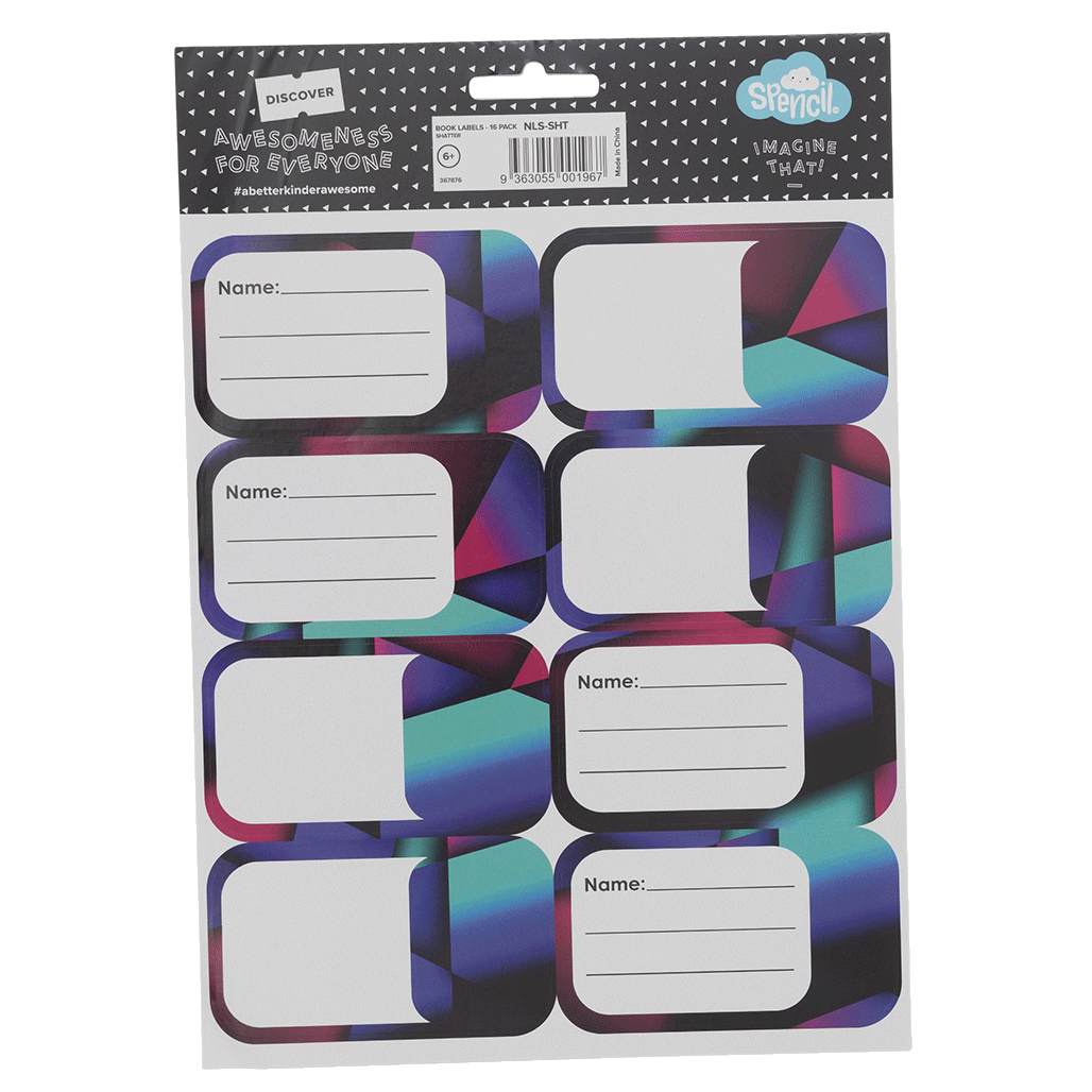 Book Labels - Shatter