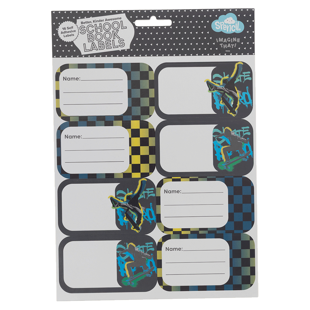 Book Labels - Skate Crew