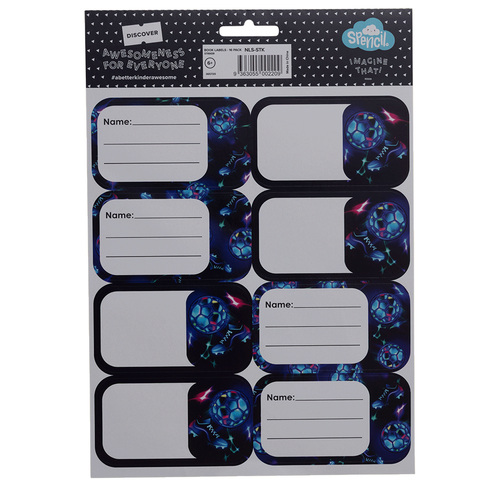 Book Labels - Striker