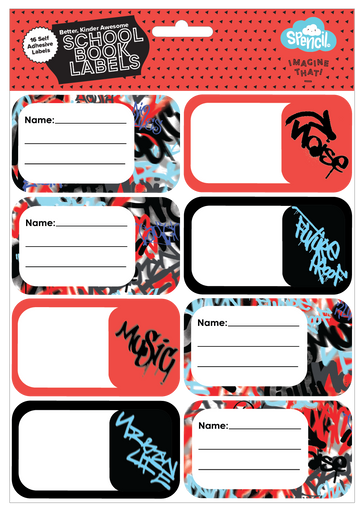 Book Labels - Urban Scrawl