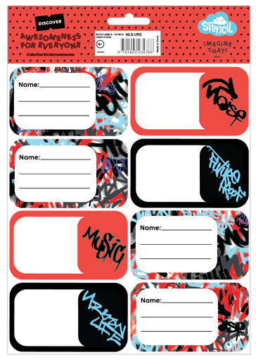 Book Labels - Urban Scrawl