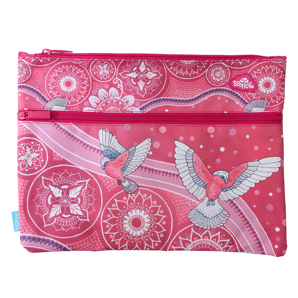 A4 Twin Zip Pencil Case - Galah Story