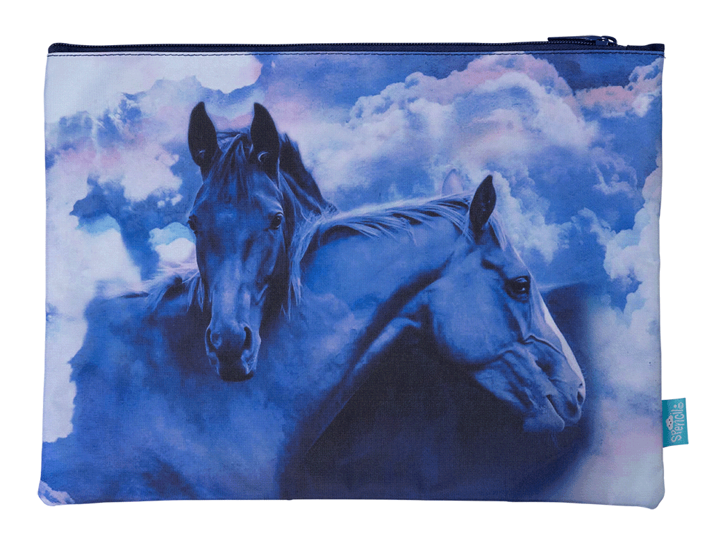 A4 Twin Zip Pencil Case - Sky Dancer