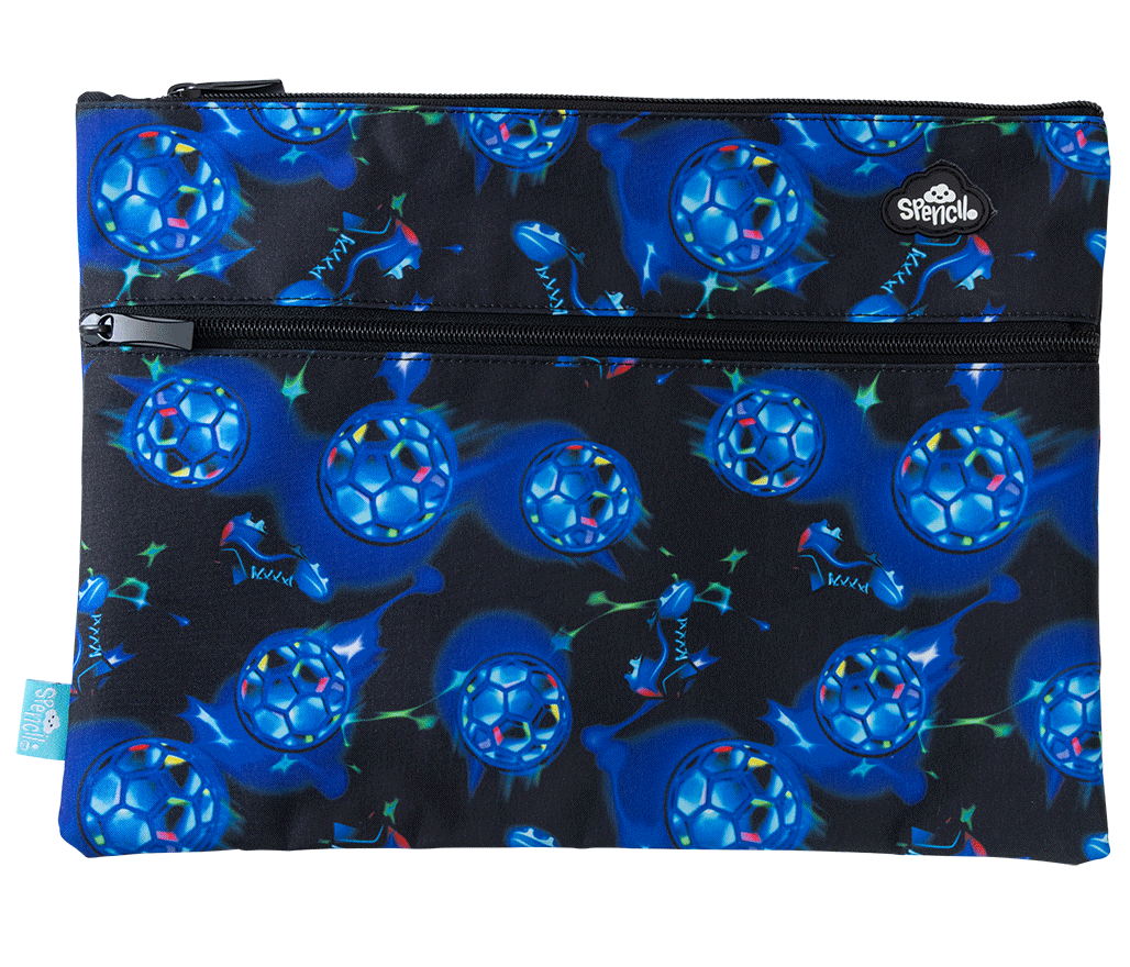 A4 Twin Zip Pencil Case - Striker