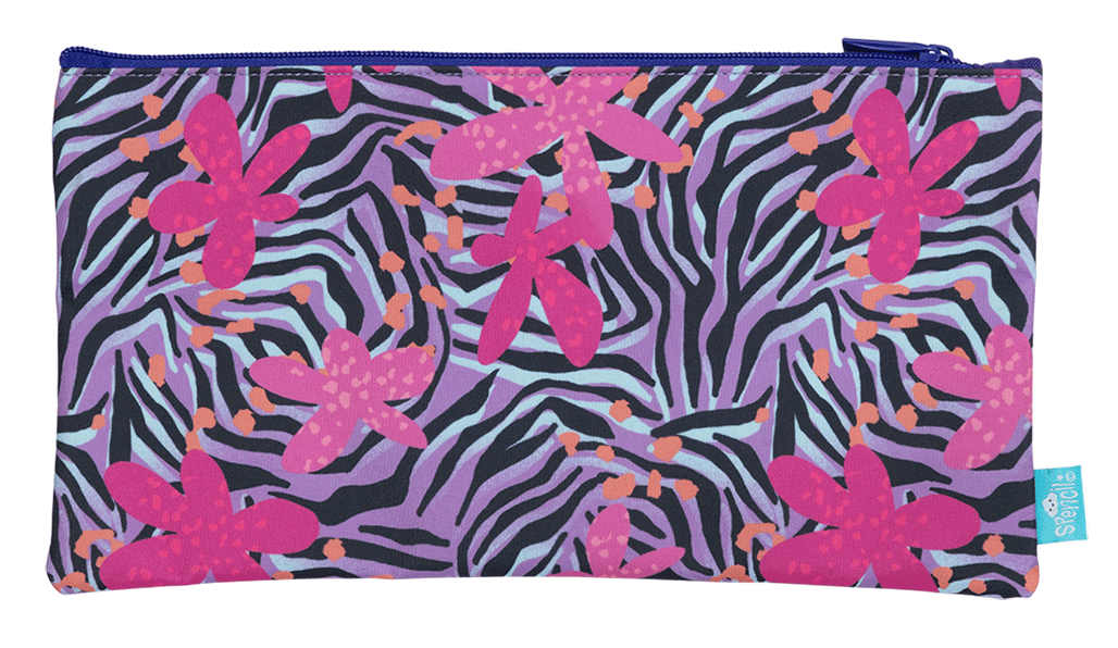 Twin Zip Pencil Case - Born To Be Wild