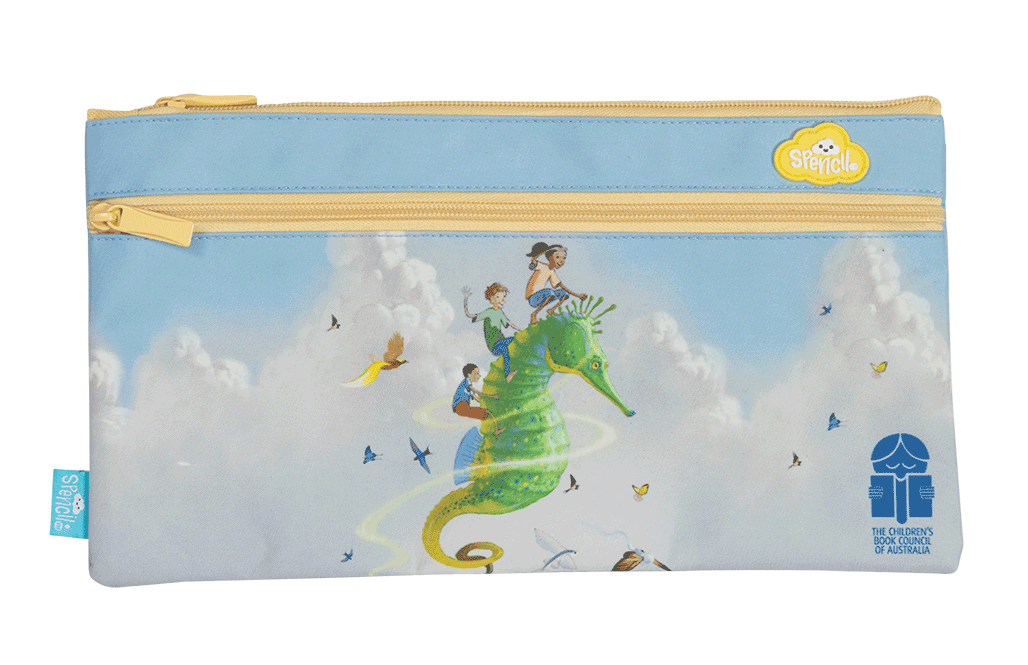 Twin Zip Pencil Case - Read, Grow, Inspire