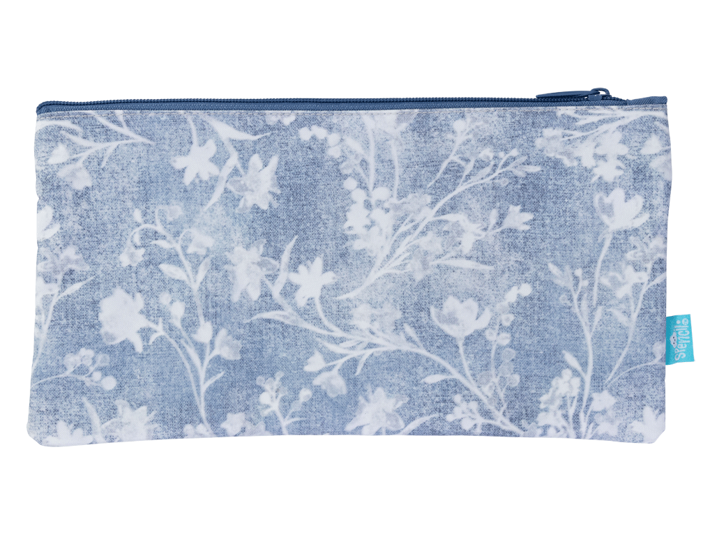 Twin Zip Pencil Case - Denim Daze