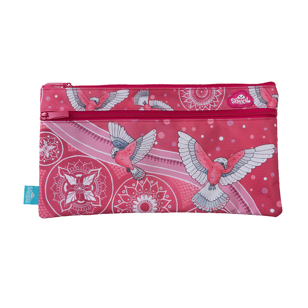 Twin Zip Pencil Case - Galah Story