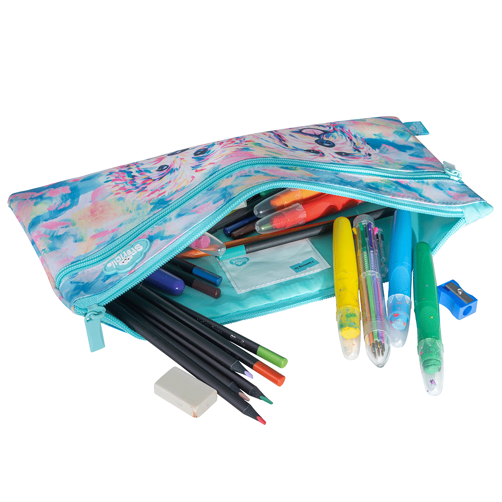 Twin Zip Pencil Case - Molly & Mabel
