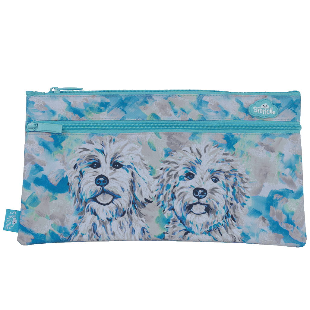 Twin Zip Pencil Case - Molly & Mabel