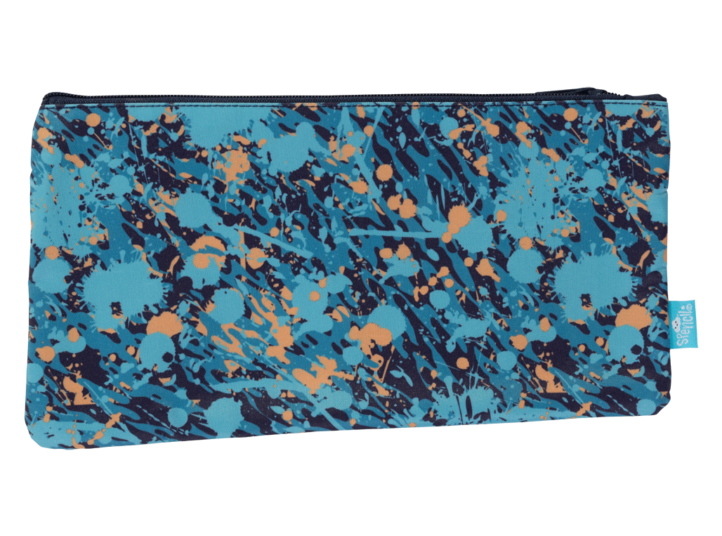 Twin Zip Pencil Case - Moto Camo Trax