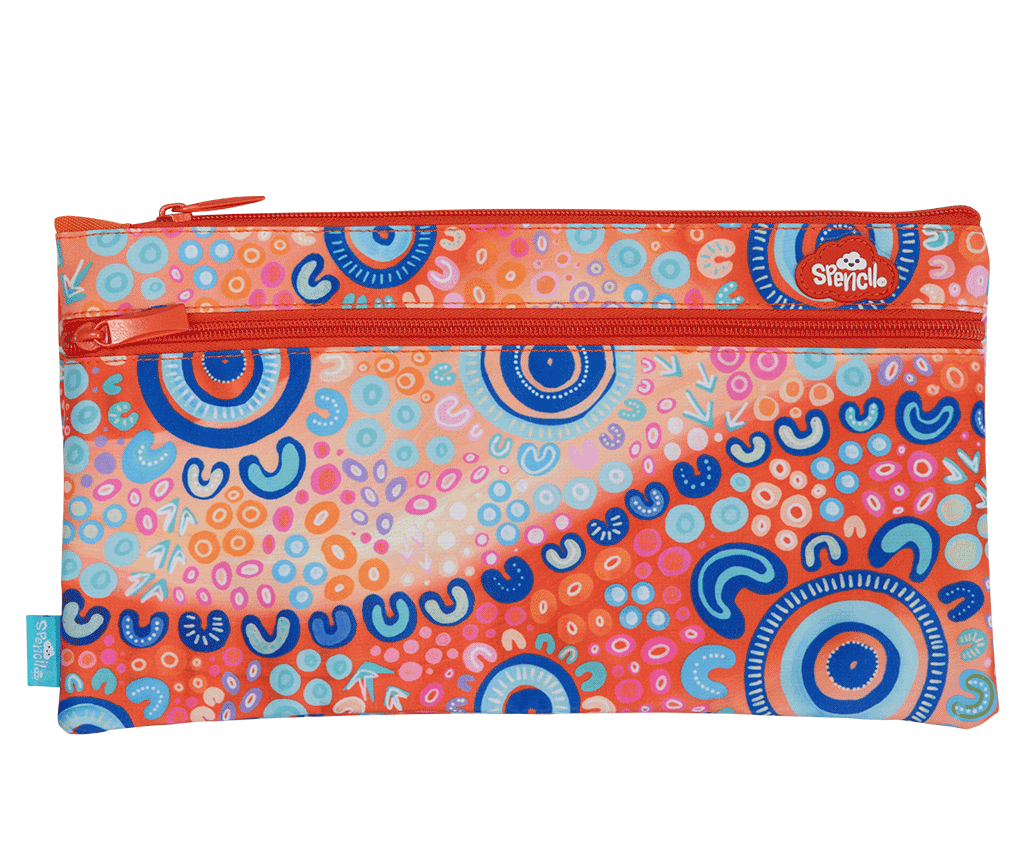 Twin Zip Pencil Case - Ngootypoorteen