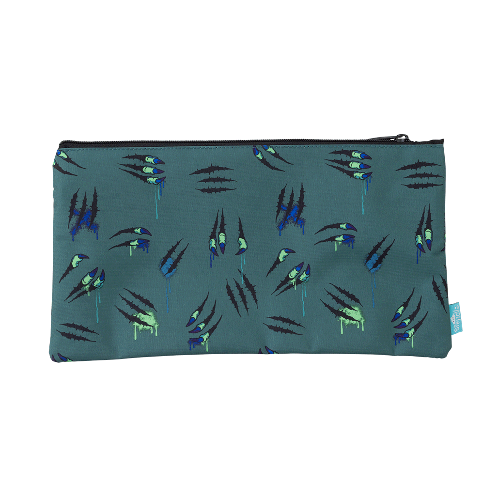 Twin Zip Pencil Case - Raptor Rampage