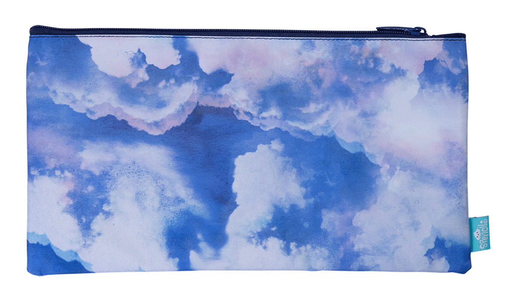Twin Zip Pencil Case - Sky Dancer