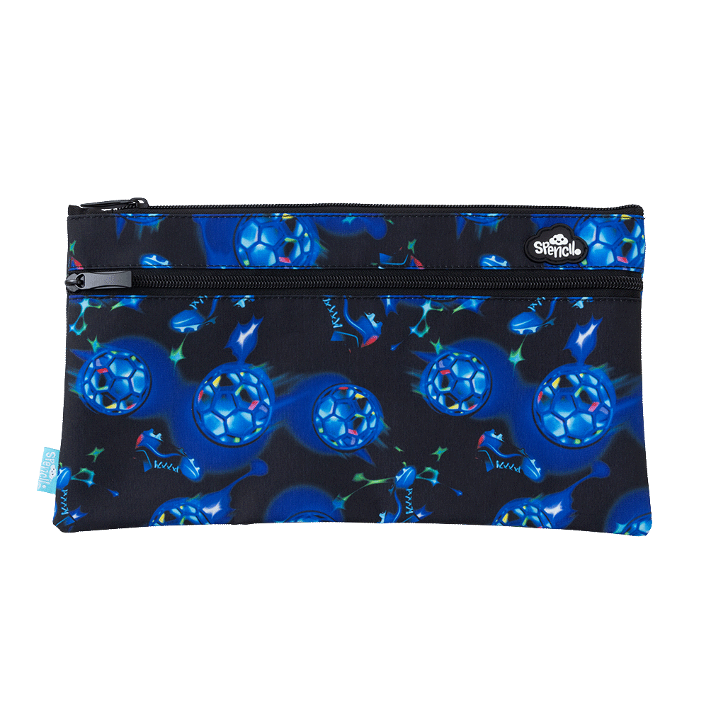 Twin Zip Pencil Case - Striker